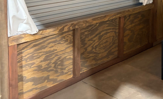 80" Rough Sawn Wood Siding Kit 25" High K80